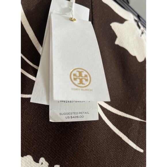 Tory Burch Twill Crepe Wrap Skirt - Picture 5 of 7